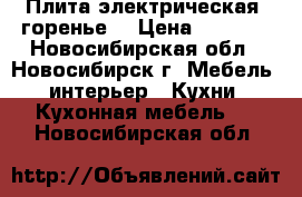 Плита электрическая “горенье“ › Цена ­ 9 000 - Новосибирская обл., Новосибирск г. Мебель, интерьер » Кухни. Кухонная мебель   . Новосибирская обл.